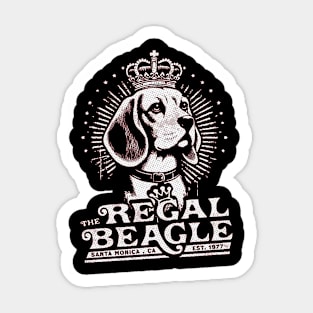 The regal Beagle Sticker
